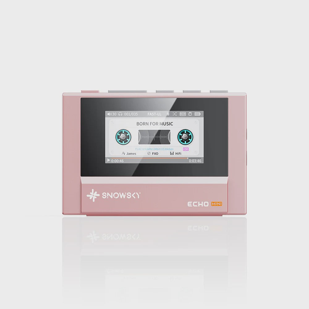 SnowSky FiiO Echo Mini HiFi Bluetooth MP3 Speler - 15 Uur Afspeeltijd, 3.5mm/4.4mm Uitgangen