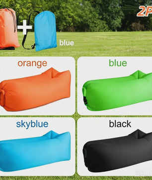 Opblaasbare Lounger & Luchtbank - Snel Opblaasbaar, Comfortabel voor Buiten & Thuis