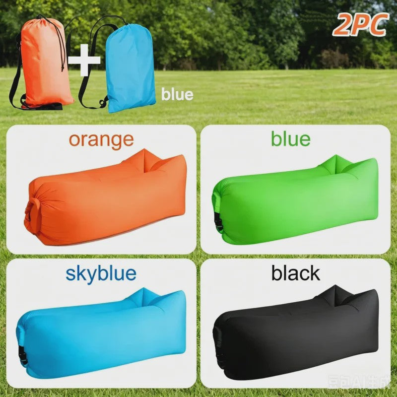 Opblaasbare Lounger & Luchtbank - Snel Opblaasbaar, Comfortabel voor Buiten & Thuis
