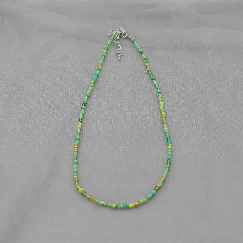 Kleurrijke Kralen Choker Ketting - Handgemaakt Bohemia Stijl