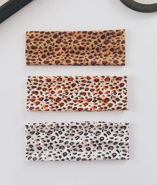Elastische Dames Haarband met Panterprint - Stijlvol & Comfortabel voor Sport, Yoga en Dagelijks Gebruik