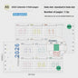 2027 Jaarkalender Navulling voor Planner | A6, A7, M5 | 4-Fold Ontwerp
