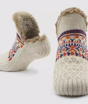 Super Warme Unisex Huissokken met Pluche Voering - Antislip & Comfortabel voor Winter