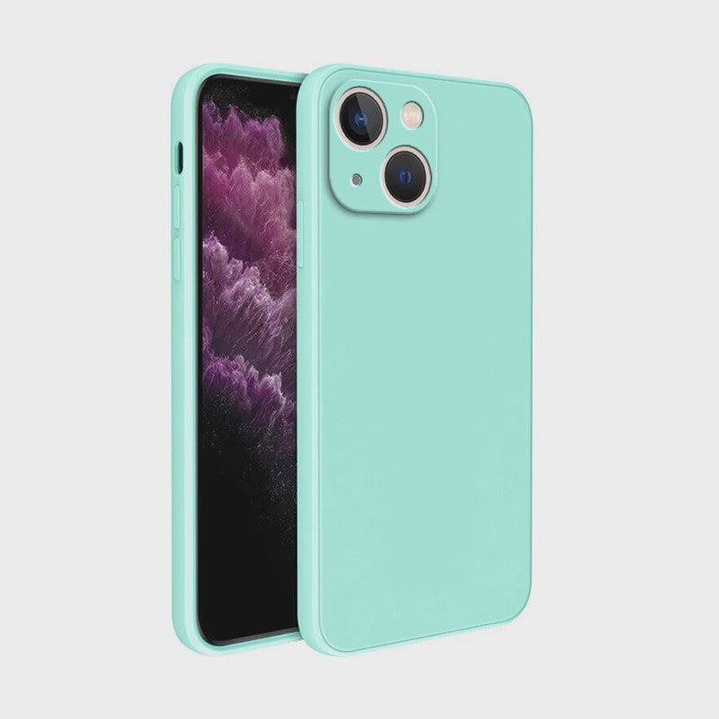 Luxe Vloeibare Siliconen Hoesje met Camera Bescherming voor iPhone 14 Plus, 11, 12, 13, 14 Pro Max, 12 Mini, 13 Mini