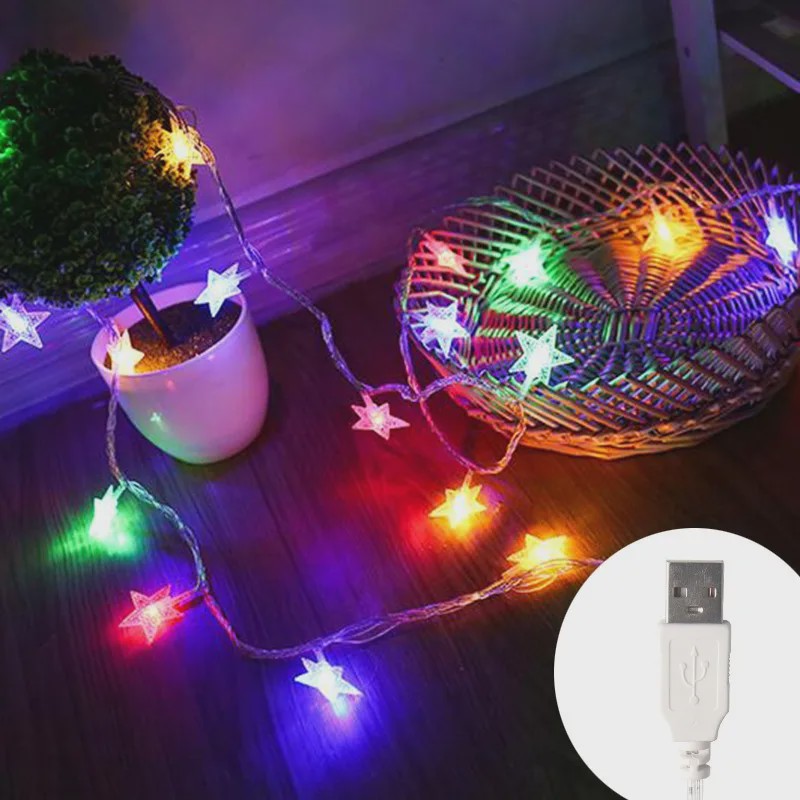 LED Sterren Lichtsnoer - Sfeervolle Verlichting voor Binnen & Buiten