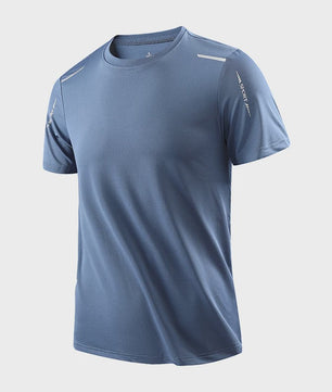CHRLCK Heren Sport T-shirt - Sneldrogend, Ademend voor Lopen, Wandelen & Outdoor Zomer