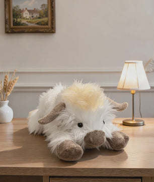 Schattige Highland Cattle Pluche Knuffel - Zacht & Fluffy Dier - Verkrijgbaar in 30/50cm - Zit of Lig Positie