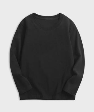 Basic Katoenen Longsleeve T-shirt voor Kinderen (2-14 Jaar) - Jongens & Meisjes