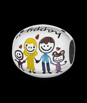 925 Sterling Zilveren Bedel 'Mom Love' - Perfect Cadeau voor Moederdag en Verjaardag