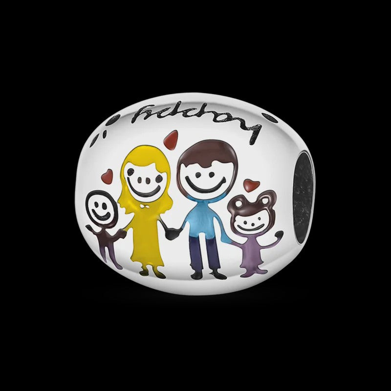 925 Sterling Zilveren Bedel 'Mom Love' - Perfect Cadeau voor Moederdag en Verjaardag