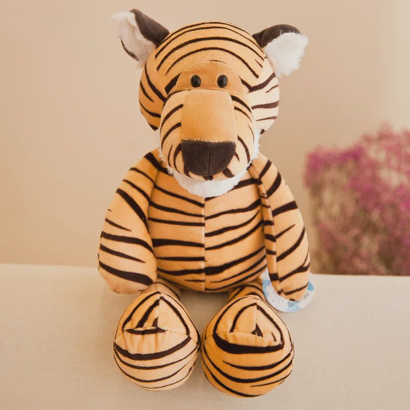 Zachte Pluche Dieren Knuffels - Jungle Dieren Leeuw, Olifant, Tijger, Aap & Meer