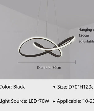 Moderne LED Hanglamp - Stijlvolle Verlichting voor Woonkamer, Eetkamer & Slaapkamer