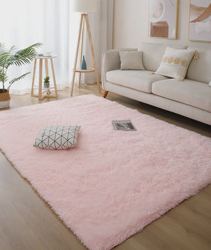 Luxe Witte Pluizige Vloerkleed - Zacht & Antislip voor Woonkamer & Slaapkamer