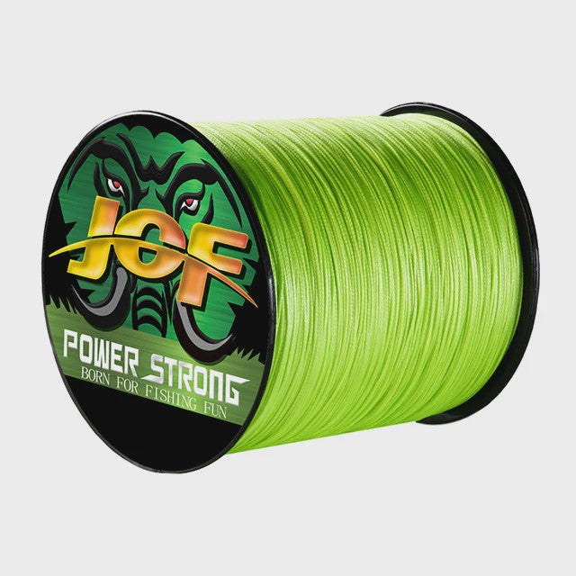 JOF 4 Strands Gevlochten Vislijn - Sterk, Duurzaam PE Multifilament (100M/300M)