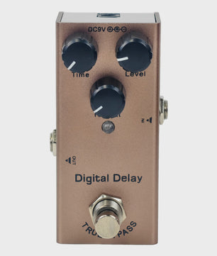 Veelzijdige Gitaarpedaal: Overdrive, Distortion, Chorus, Delay, Tremolo & Analog Delay met True Bypass
