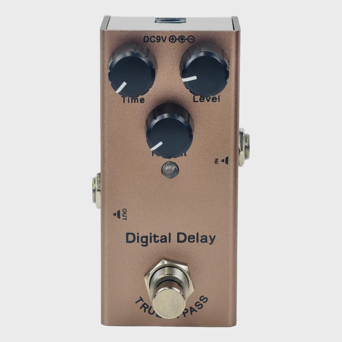 Veelzijdige Gitaarpedaal: Overdrive, Distortion, Chorus, Delay, Tremolo & Analog Delay met True Bypass