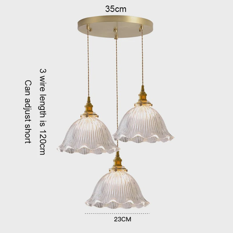 Moderne Glazen Hanglamp - Stijlvolle Plafondlamp voor Woonkamer, Keuken & Eetkamer