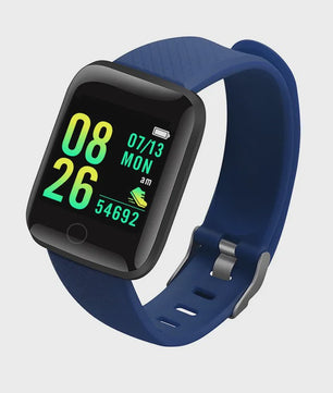 Smartwatch voor Heren & Dames: Fitness Tracker, Bericht Notificaties & Meer - Elektronisch Polshorloge