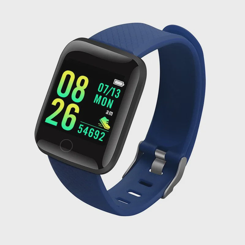 Smartwatch voor Heren & Dames: Fitness Tracker, Bericht Notificaties & Meer - Elektronisch Polshorloge