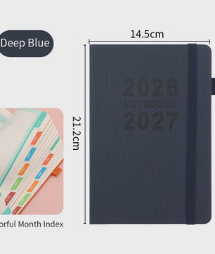 Agenda & Notitieboek 2026-2027: Perfect voor Studenten, Kantoor en Dagelijkse Planning