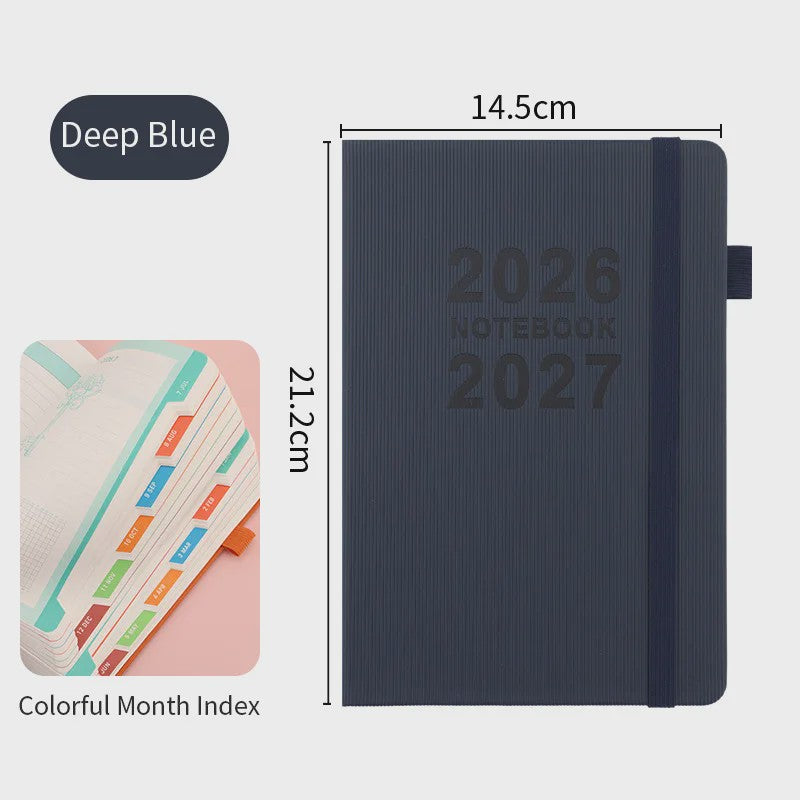 Agenda & Notitieboek 2026-2027: Perfect voor Studenten, Kantoor en Dagelijkse Planning
