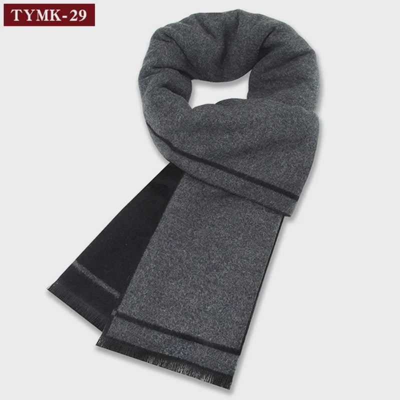 Luxe Wollen Plaid Sjaal voor Heren - Warm & Stijlvol