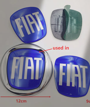 Fiat Embleem / Logo Badge voor Grille, Motorkap, Kofferbak - Diverse Maten