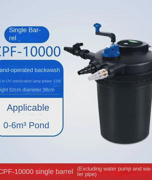 SUNSUN CPA Visvijver Filter Systeem met UV-lamp - Krachtige Watercirculatie voor Koi Vijvers