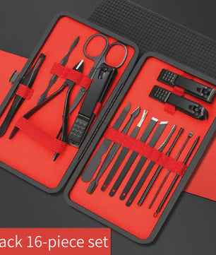 Professionele Manicure & Pedicure Set - 25 Delig - Roestvrij Staal