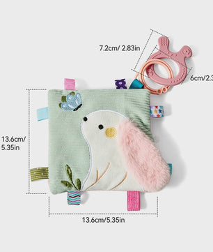 Montessori Stoffen Tissue Box Speelgoed - Educatief Sensorisch Speelgoed voor Baby's met Vinger Oefening