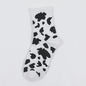 Schattige Koeienprint Sokken voor Dames & Meisjes - Trendy Streetwear & Casual Stijl