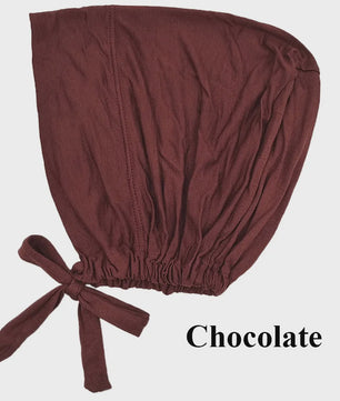 Zachte Modal Binnen Hijab Cap met Strik - Islamitische Turban Hoofddoek