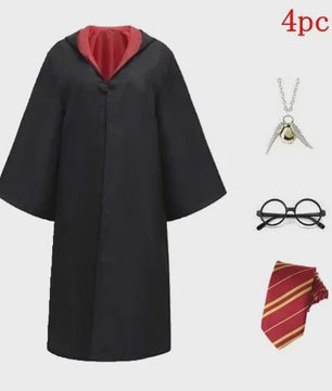 Harry Potter Cosplay Kostuum Set - Volwassenen & Kinderen - Gryffindor & Slytherin
