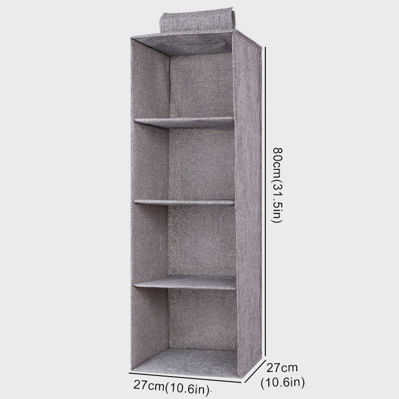 Hangende Garderobekast Organizer met Lades - Opvouwbare Kleding Opbergplanken