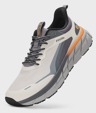 FitVille Extra Brede Hardloopschoenen voor Heren - Lichtgewicht, Ademend & Anti-slip