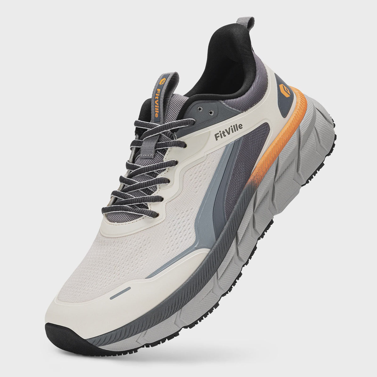FitVille Extra Brede Hardloopschoenen voor Heren - Lichtgewicht, Ademend & Anti-slip