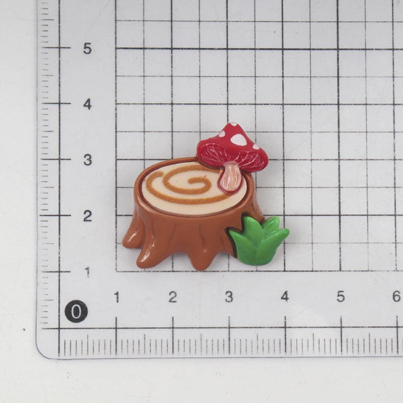 Herfst Cabochons: Eekhoorn, Tarwe & Meer - DIY Knutselaccessoires voor Kinderen