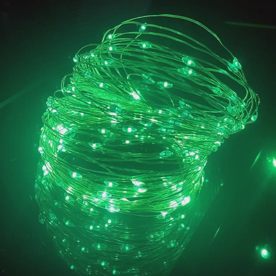 Waterdichte LED Snoer Verlichting - 1-5M Koperdraad - Batterij Aangedreven - Feest & Kerst Decoratie