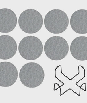 Siliconen Onderzetters Set met Houder - Anti-slip & Hittebestendig