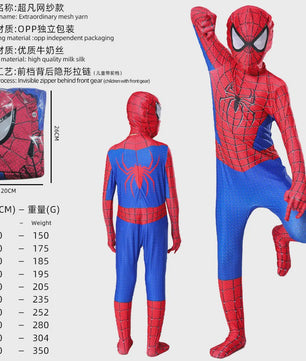 Realistisch Spider-Man Cosplay Kostuum - Volledig Pak (100-190cm)