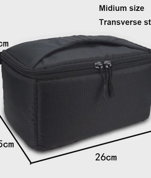 Waterdichte Camera Insert Tas - Beschermende Padded Voering voor DSLR Camera's