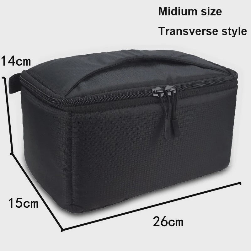 Waterdichte Camera Insert Tas - Beschermende Padded Voering voor DSLR Camera's