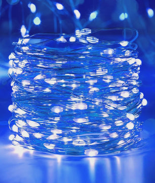 Sfeervolle Batterij-Aangedreven LED Snoerlichtjes met Koperdraad - 10-100 LED