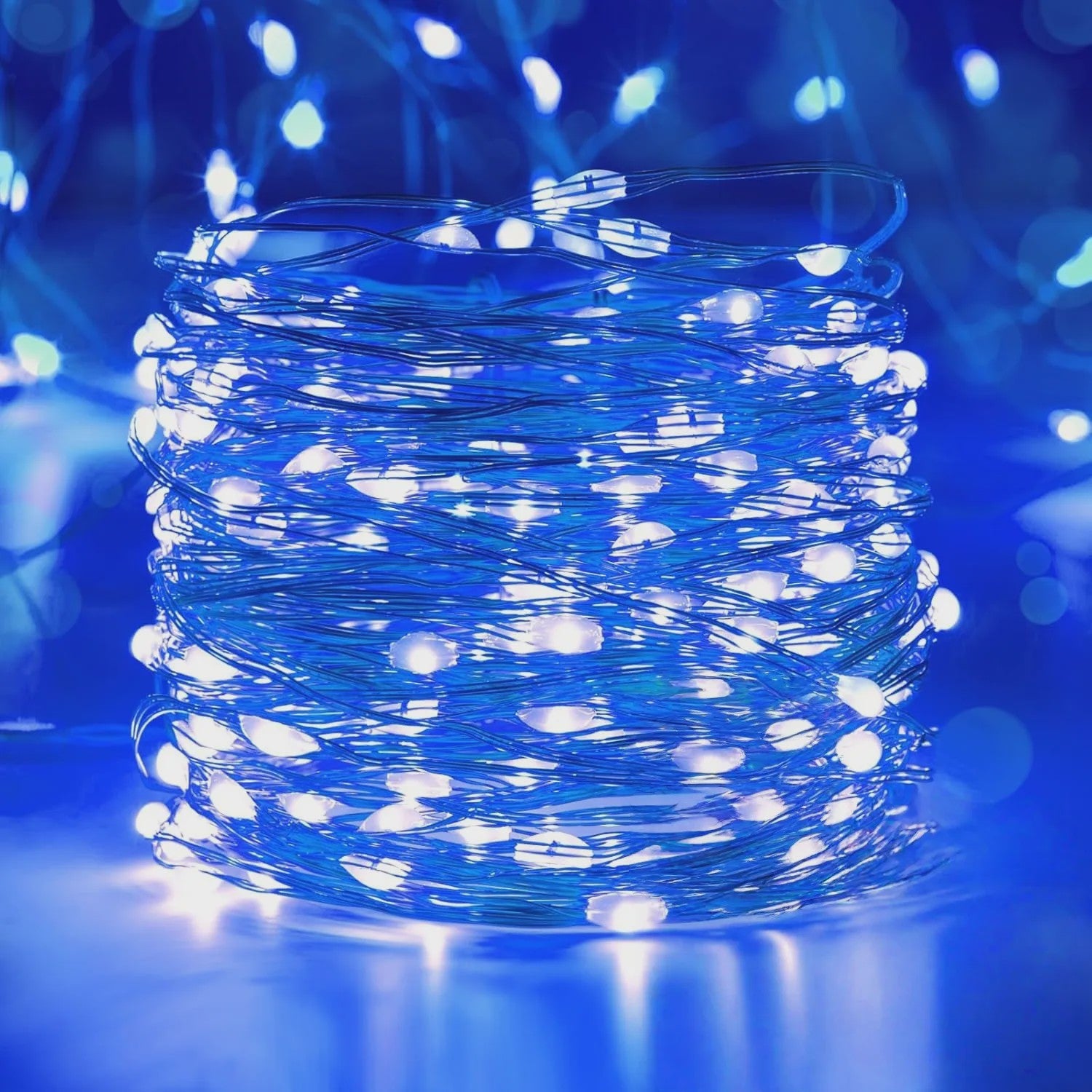 Sfeervolle Batterij-Aangedreven LED Snoerlichtjes met Koperdraad - 10-100 LED