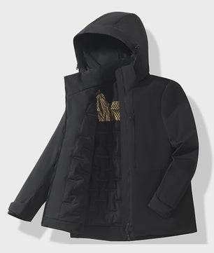 Unisex Waterdichte Fleece Winterjas - Winddicht, Thermisch & Ademend