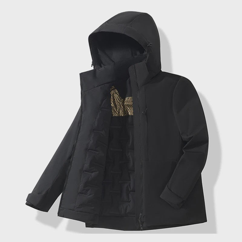 Unisex Waterdichte Fleece Winterjas - Winddicht, Thermisch & Ademend