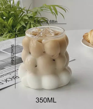 Creatieve Glazen Tumbler - Hittebestendig & Transparant voor Koffie, Sap, Cocktails
