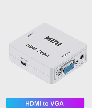 Universele HDMI AV RCA & VGA Converter Adapter | 1080p Ondersteuning