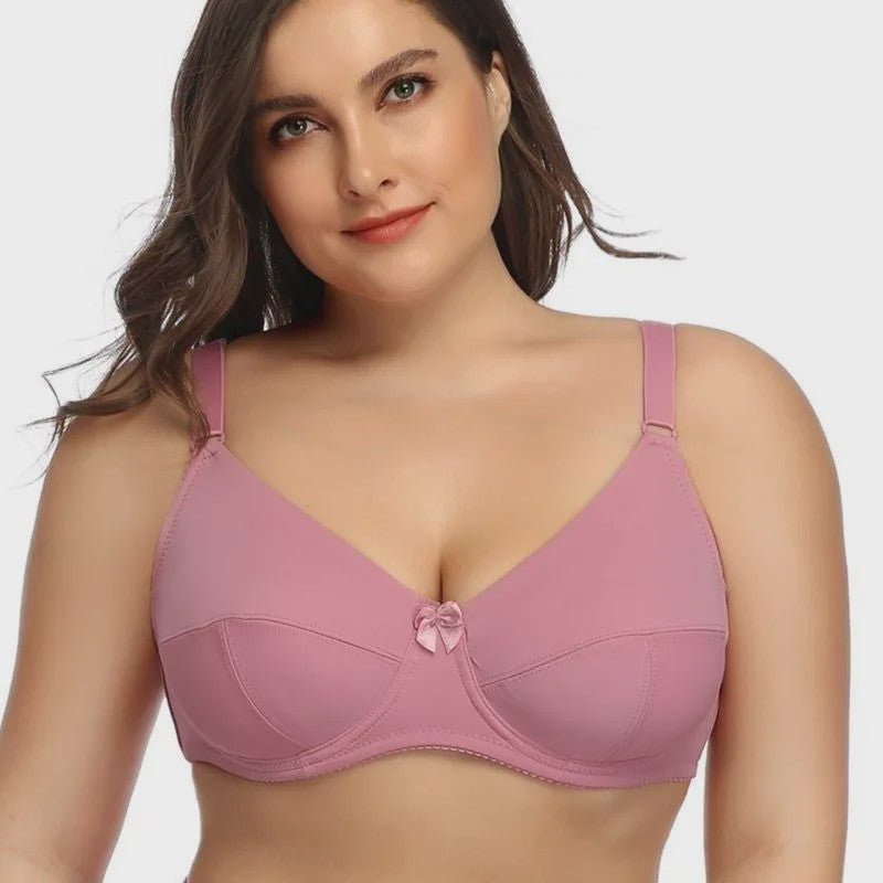Beauwear Volle Cup Minimizer BH met Beugel - Grote Maten (36-52 D/E/F) - Zwart & Nude