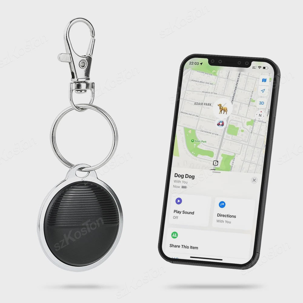 Mini GPS Tracker Smart Tag - Vind Je Sleutels, Tas of Huisdier met Apple Find My